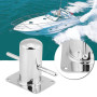 Mors d'amarrage de borne de Croix de Bateau, Taquet d'amarrage de borne de Bateau d'acier Inoxydable pour Le Yacht Marin 120mm *