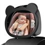 SUNNIFLY Miroir Voiture Bébé Retroviseur - Rétroviseur Voiture Bebe avec Clip - Verre Incassable