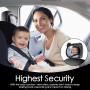 SUNNIFLY Miroir Voiture Bébé Retroviseur - Rétroviseur Voiture Bebe avec Clip - Verre Incassable