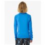 T-Shirt de Bain Rip Curl Wave Upf L/S Bleu
