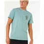 T-shirt à manches courtes homme Rip Curl Search Icon Tee Bleu