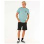 T-shirt à manches courtes homme Rip Curl Search Icon Tee Bleu