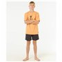T shirt à manches courtes Enfant Rip Curl Raw Energy Frame Tee Orange