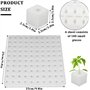 Éponge Hydroponique - 100 Pièces pour Plantation dans Un Outil de Jardinage à Effet de Serre - Semis pour la Culture de Petits B