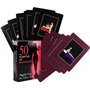 AJOHBM Jeux de Cartes Jeux de société Cadeau pour Les Couples Poker Cartes Magie Femme coopératif ou Homme Jeu Lot de 50 Cartes