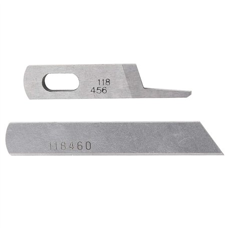 Pssopp Machine à Coudre Surjeteuse à Lame supérieure et inférieure Ensemble de Couteaux supérieur et inférieur Accessoires de Ma