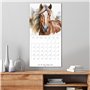 30 x 60 cm (ouvert)) Calendrier double avec une page pour vos p