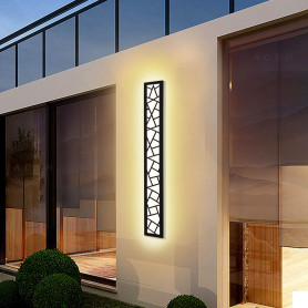 Applique Murale Longue étanche Ip65 Eclairage Mural LED En Intérieure Et Extérieure, Aluminium Nid D'oiseau Pour Terrasse Jardin Applique Murale Longue étanche Ip65 Eclairage Mural LED En Intérieure Et Extérieure, Aluminium Nid D'oiseau Pour Terrasse Jardin