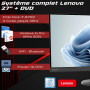 Lenovo Ordinateur 27 pouces Core i7 jusqu'à 3,80 GHz 32 Go Ram 1000 Go SSD Win 11 Pro Office 2021 Pro DvD RW Garantie 36 mois