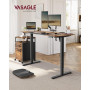 VASAGLE Bureau Électrique Réglable en Hauteur, Cadre de Bureau Assis-Debout, Support de Table, sans Plateau de Table, avec 2 Cro