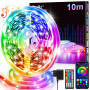 Ruban LED, 10M Flexible RGB Bande LED Decoration Chambre, Bluetooth App Contrôle Synchroniser avec Rythme de Musique, Led Chambr