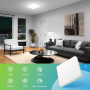 Yafido Plafonnier LED 48W 30cm, Lampe de Plafond Carrée 4320 Lumen, Blanc Froid 6500K, Luminaires Intérieur pour Salon, Cuisine,