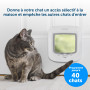 PetSafe Chatière à Puce électronique, accès sélectif pour Votre Chat, empêche Les étrangers d'entrer, Installation Facile, Chats