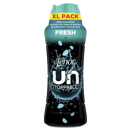 Lenor Unstoppables Parfum Aérien, 41 Lavages (495g), Parfum de Linge en Perles, Fraîcheur Non-Stop Jusqu'à 12 Semaines, Notes d'