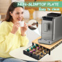 Vautvis 40 Porte Capsules, Tiroir à Capsules de Café Pour Nespresso, Tiroir Dosettes Organisateur De Capsules Capsule De Café Po
