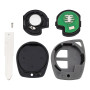 Clé télécommande non coupée à 2 boutons avec puce ID46 433 MHz pour Suzuki Swift, SX4, Alto, Jimny, Vitara, Ignis, Splash, année