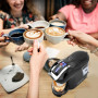 KOTLIE EM-308A Machine à café 5-en-1, compatible avec le café moulu/capsules/ESE(44mm), quatre températures sélectionnables, sep