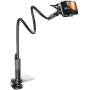 Lamicall Support Téléphone, Gooseneck Support Réglable - Universelle Rotation 360° Support pour iPhone 15 Pro Max Plus, 16/15/14