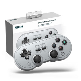 8BitDo SN30 Pro Manette Bluetooth Sans Fil, Mise à Jour du Joystick à Effet Hall, Avec Manettes Rumble Vibration Câble USB-C Com 8BitDo SN30 Pro Manette Bluetooth Sans Fil, Mise à Jour du Joystick à Effet Hall, Avec Manettes Rumble Vibration Câble USB-C Com