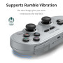 8BitDo SN30 Pro Manette Bluetooth Sans Fil, Mise à Jour du Joystick à Effet Hall, Avec Manettes Rumble Vibration Câble USB-C Com