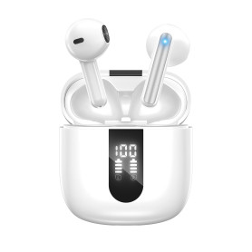 JBES Ecouteurs Bluetooth sans Fil, Écouteurs sans Fil Bluetooth 5.4, 6 Micro ENC Anti Bruit, Basses Puissantes, 60H de Lecture,  JBES Ecouteurs Bluetooth sans Fil, Écouteurs sans Fil Bluetooth 5.4, 6 Micro ENC Anti Bruit, Basses Puissantes, 60H de Lecture,