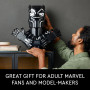 LEGO Marvel Black Panther King T'Challa - 76215 - Souvenirs de collection Wakanda Forever - Super héros pour adultes et adolesce