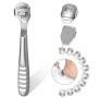 URAQT Râpe à Pied Pédicure, Rapeuse Pieds Anti-Callosités, Coupe Cors, Rasoir pour Talons, Professionnel Pédicure kit Outils ave
