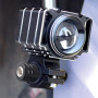 HQTS Support de Phare Moto Support de Phare Support d'Aile de Moto Phare Antibrouillard pour Trou M8/M6