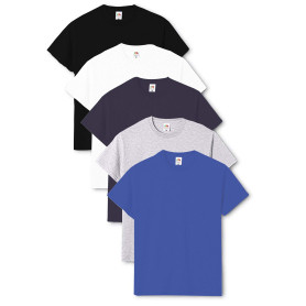 Fruit of the Loom Original T T-Shirt (Lot de 5) Homme