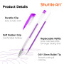 Shuttle Art 260 Stylo Gel Couleur, Lot Stylo Couleur 130 Stylos à Bille à Encre Gel avec 130 Recharges Inclus Couleur Paillette