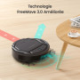 Lefant Aspirateur Robot 2200 Pa, sans enchevêtrement, 7,8 cm Ultra Fin, Auto-chargeant, Wi-FI/App/Alexa, 120 Minutes, 6 Modes de