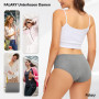 FALARY sous-vêtements Femme Lot de 6, Coton Respirant Taille Moyenne Slip, sous-vêtements Confortables et Doux pour Femmes