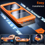 TOCOL Verre Trempé pour iPhone 13 Pro Max / iPhone14 Plus, Dépoussiérage Automatique, Sans Bulles, Dureté 9H, Couverture Complèt