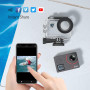 AKASO V50 Elite Caméra Sport 4K 60FPS Kit de Poignée Flottant- Comprend 20MP WiFi Action Camera Etanche avec Poignée Flottant Et
