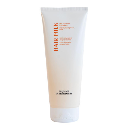 Madame La Présidente – Hair Milk Soins Coiffants – Lait Capillaire Hydratant Sans Rinçage – Beurre de Karité & Aloe Vera – Défin