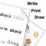 akaca Vinyle Papier Autocollant Imprimante A4, 30 Feuilles, Mat Blanc, Étiquette Imperméable, Résistants aux Déchirures, Adhésif