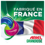 Ariel Grandiose PODS, Lessive Liquide En Capsules 15 Lavages, Couleurs Éclatantes 2 X Action Détachante et Anti-Odeur
