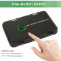 4K@60Hz Commutateur KVM Switch HDMI 2 Port, Switch KVM USB pour brancher 2 PC sur 1 écran & 2 périphériques USB2.0, avec 2 câble