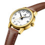 LN LENQIN Montre Femme Montres à Quartz analogiques pour Femmes Montres-Bracelets pour Femmes étanches avec Bracelet en Cuir
