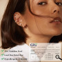 Dochais 14K Ensemble de Boucles d'Oreilles Plaqué - Créoles Huggie Hypoallergéniques, Clous d'Oreilles en Or et Petites Créoles 