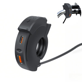 Intckwan Chargeur USB Moto 48W, 2 Ports (QC3.0 18W + PD3.0 30W) avec Interrupteur IP65, Prise USB-C 12-24V - Charge Rapide pour  Intckwan Chargeur USB Moto 48W, 2 Ports (QC3.0 18W + PD3.0 30W) avec Interrupteur IP65, Prise USB-C 12-24V - Charge Rapide pour