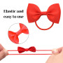 30 Pièces ChouChou Noeud Papillon Accessoires de Cheveux pour Filles,Bébé arcs élastiques à cheveux avec ruban gros-grain,pour l