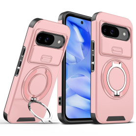 Keteen Coque pour Google Pixel 9, Magnétique Coque pour Google Pixel 9 Pro avec MagSafe avec 360 °Anneau Support & CaméRa Coulis Keteen Coque pour Google Pixel 9, Magnétique Coque pour Google Pixel 9 Pro avec MagSafe avec 360 °Anneau Support & CaméRa Coulis