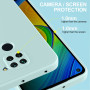Coque pour Xiaomi Redmi Note 9, avec 3 Verre trempé Protection écran, Housse Silicone TPU, Fin et Léger, Étui de Protection Cont