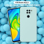 Coque pour Xiaomi Redmi Note 9, avec 3 Verre trempé Protection écran, Housse Silicone TPU, Fin et Léger, Étui de Protection Cont