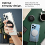 Spigen O-Mag Anneau Téléphone Magnétique pour MagSafe, 360° Rotation, Poignées Téléphone Compatible avec iPhone 16 15 14 13 12 P