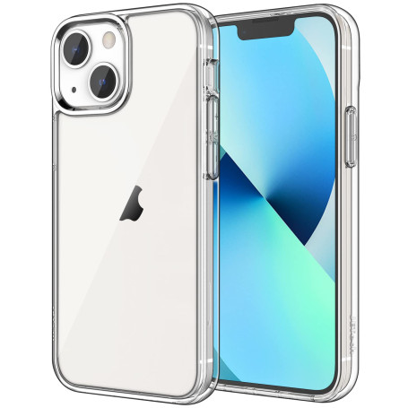 JETech Coque pour iPhone 13 6,1 Pouces, Anti-Jaunissement étui de Protection Transparente Antichoc, Housse Anti-Rayures (HD Clai