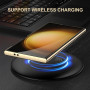 SOUTEM Coque en Cuir Végétalien pour Samsung Galaxy S24 Ultra avec 4 Modes de Béquille Réglable, Fin Flexible Prise Souple Prote