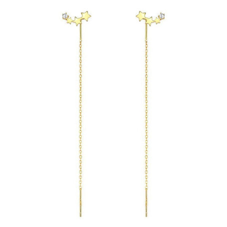 Boucles D'oreilles Boho Longues Étoiles Boucles D'oreilles Cristal Boucles D'oreilles Pendantes Longues Chaînes Boucles D'oreill
