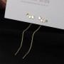Boucles D'oreilles Boho Longues Étoiles Boucles D'oreilles Cristal Boucles D'oreilles Pendantes Longues Chaînes Boucles D'oreill